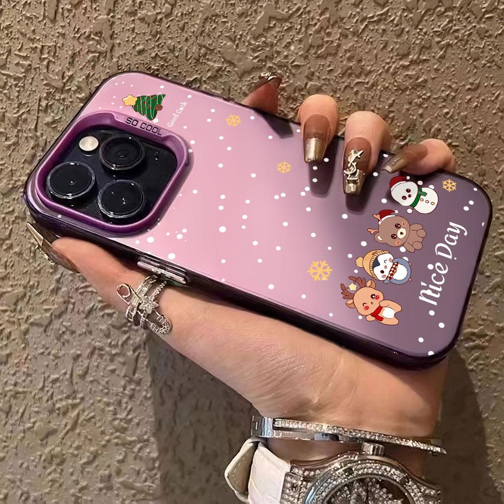 Case Phone Case For Iphone 17 16pro 15pro14 13 12 11 12pro 13pro Max 14plus Phone Funda Fashion Christmas Cover