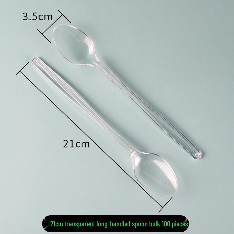 CHULV Disposable Long Handle Stirring Spoons