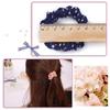 10 Pcs   Girl Elastic Hairband Polka Dot Printed Scrunchie Hair Rope Heairwear 10PCS
