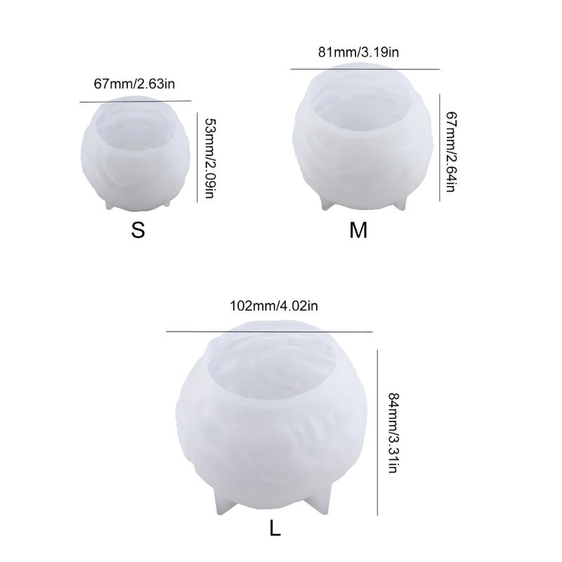 Candle Holder Molds Tealight Candle Holders Resin Mold Epoxy Votive Candle Silicone Mold Candlestick Mould for DIY Use