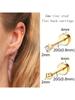 10 Pair 2mm Tiny Gold Flat Back Stud Earrings for Women Men Hypoallergenic Surgical Steel  CZ Ball Small Stud Earrings Set