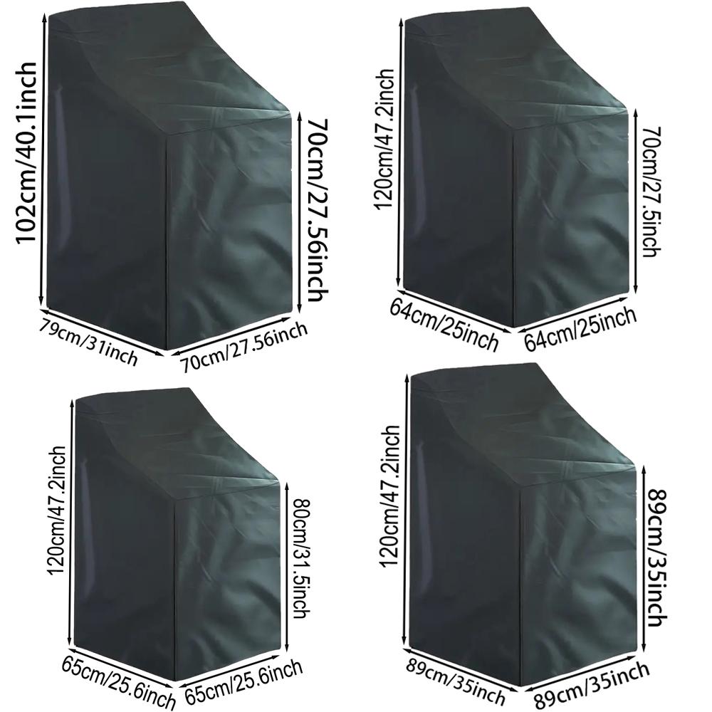 210D Oxford Outdoor Furniture Cover Waterproof Dustproof Anti-UV Protective Cover