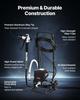 VEVOR Stand Airless Paint Sprayer, 650W, 3000PSI High Pressure Airless Sprayer with Cart, Cleaning Brush, Hose, Extension Rod, Nozzles