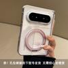 Foldable Phone Case With 360 Rotating Stand Mate X7 Find N6 Puraxmax Compatible Transparent Dual-Hinge Design