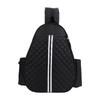 Tennis Paddle Bag with Separate Racket Compartment Large Cup Holders Detachable Hook Shoe Compartment MultiSport