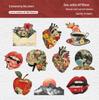 Retro Dream Collage Stickers: Poetry Series for DIY Journal Decoration - 6 Styles