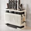 Detachable Kitchen Storage Rack Carbon Steel Cutlery Display Organizer Drain Rack  Home Storage