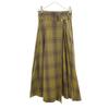 Beauty Products UNITED TOKYO Made In Japan Check Pattern Long Length Pleated Wrap Skirt Women Used