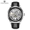PAGANI DESIGN Marke Mode Sport Lederuhren Herren Luxus Automatisch Mechanisch Skelett Wasserdichte Uhren Relogio Masculino