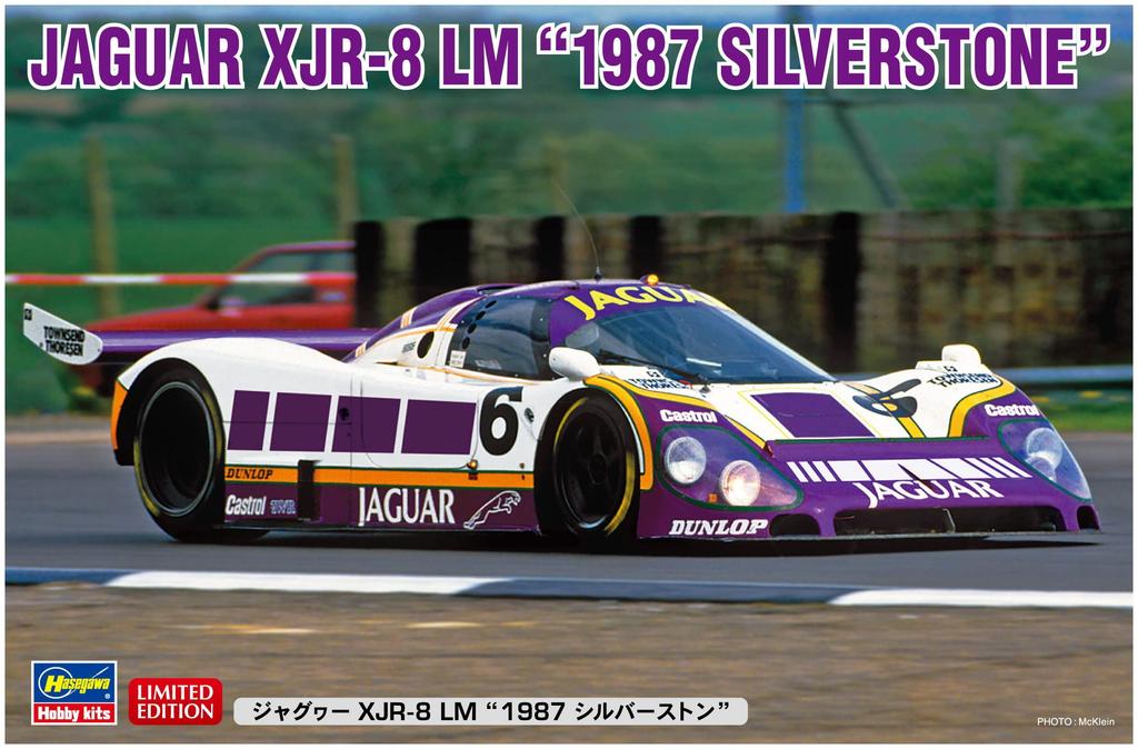 Hasegawa Jaguar LM 1987 Silverstone Plastic Model 20615 1/24 XJR-8