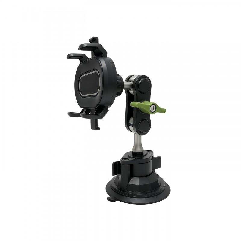 Car Phone Mount With Strong Suction Cup Magnetic Holder Smartphone Navigation 360 Rotation Universal Dashboard Windshield