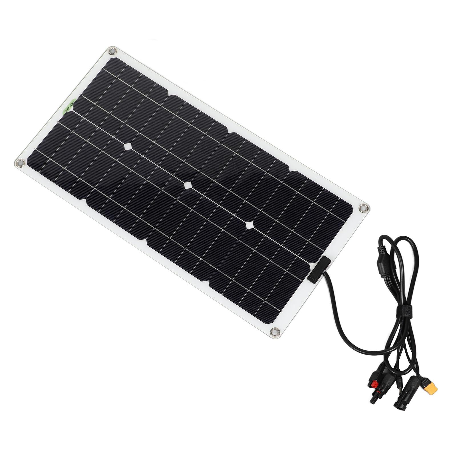 

100w Monocrystalline Silicon Solar Panel Multi Function Interface Solar Panel for Outdoor Camping