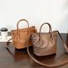 IELGY Retro Oil Wax Leather Simple Mori Style Shoulder Messenger Bag