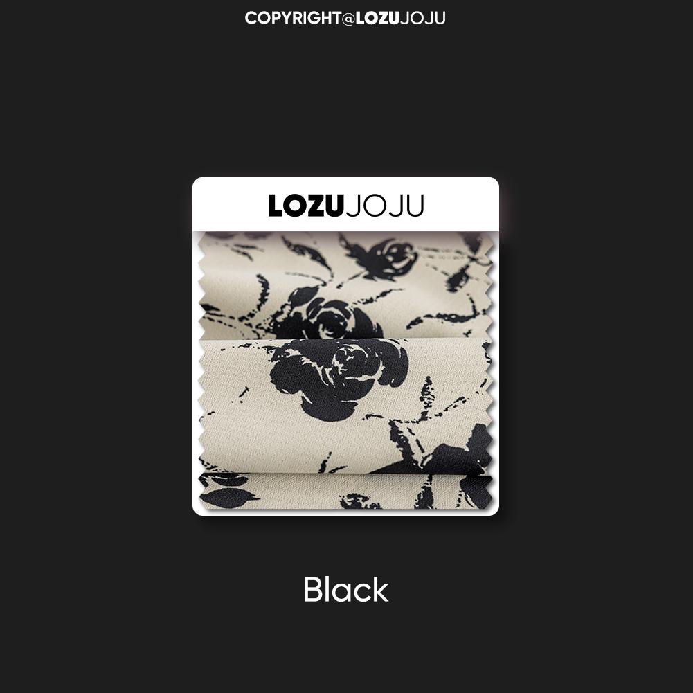 1 Stück 70-80% Verdunkelung Romantischer französischer Rosendruck Gerüschter Bequemer Vorhang für Schlafzimmer Wohnzimmer Wohnkultur LOZUJOJU