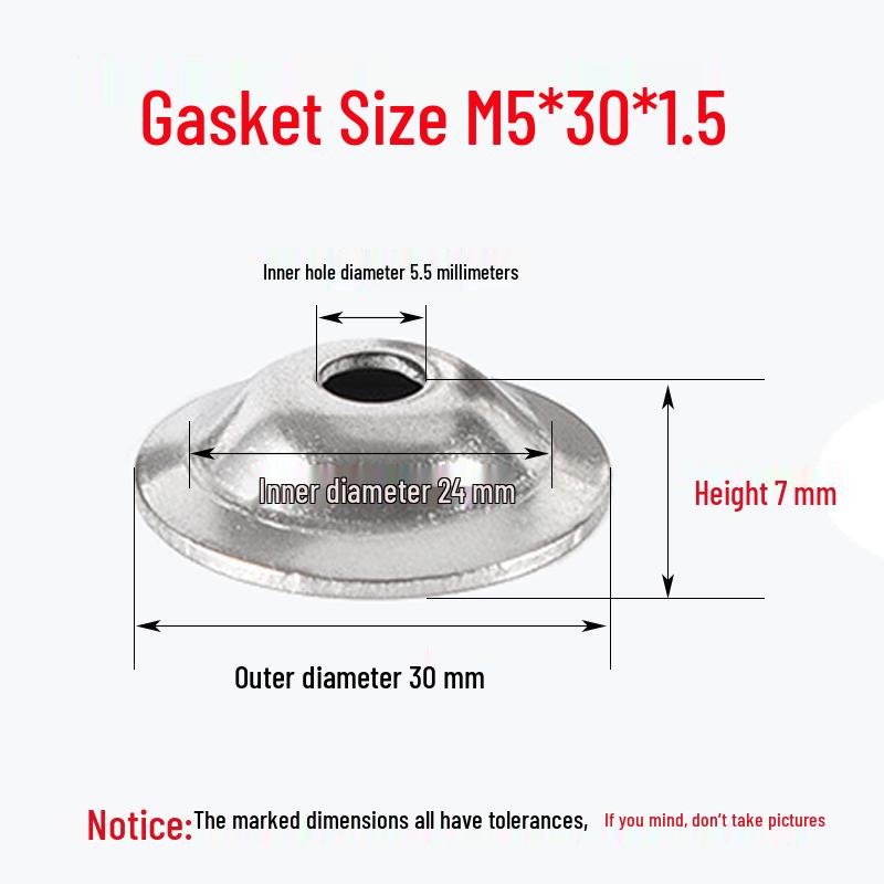 

Stainless Steel Bowl-Shaped Adjustable Foot Washer for Pot Lids