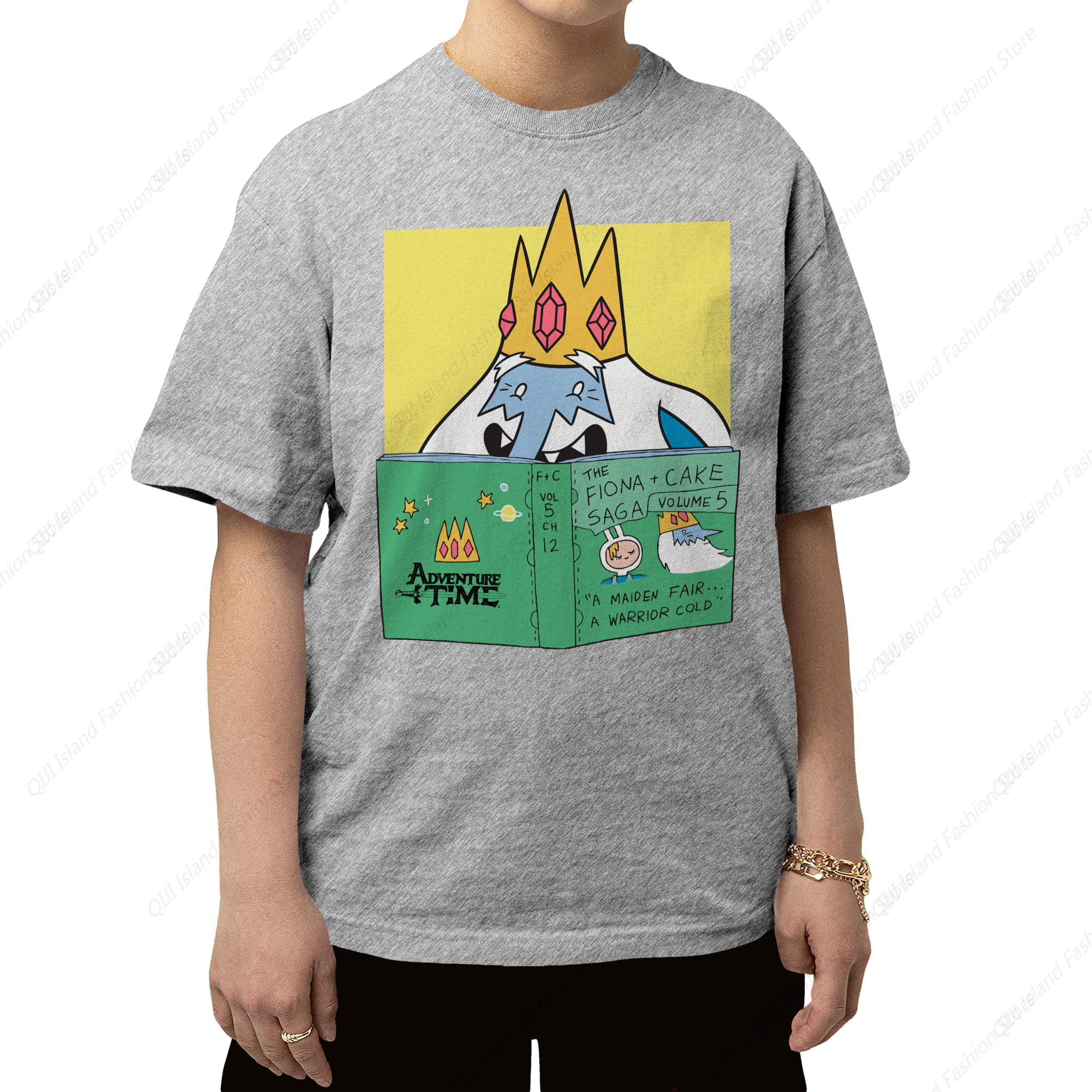 

Adventure Time Ice King Book Unisexs and Womens Short Sleeve TShirt 4XL