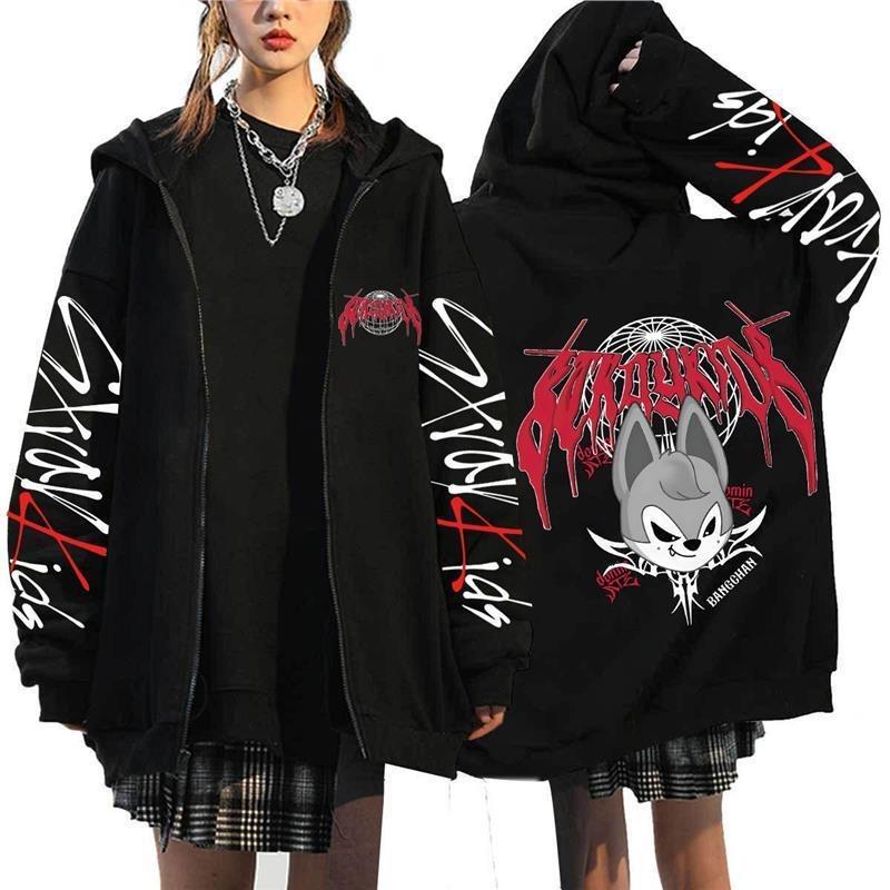 Straykids Hoodies Coat Kpop Star SKZ Domin ATE Concert Clothings