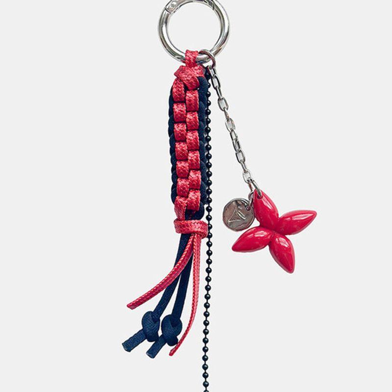 

VERRYTASTE Multi Weaving Keyring - option 6 Red + Red