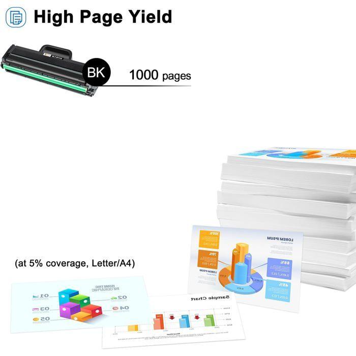 Toner Cartridges - DOOKY THE ORIGINAL - MLT-D111S/D111L - Black - Pack of 2 - 1000 Pages