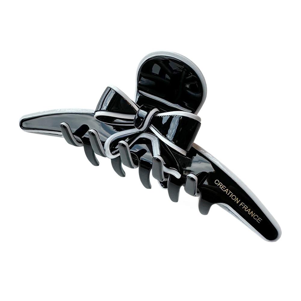 Large Size Acetate Hair Clip High-end Design Double-sided Bow Clip Hairpin  Girls Hair Ornament