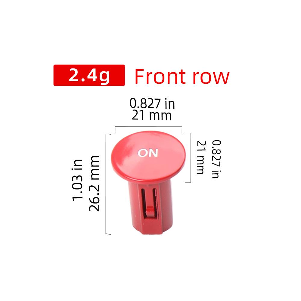 1669007305 ABS Black/Red Round Car Console CD Player Power On/Off Switch For Mercedes-Benz W176 W204 W212 W156 W166 W246 W117