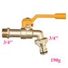 Garden Tools Brass Water Faucet 1/2" Outside Supply Taps Ball Valve& Inside Used Easy Turn On/Off Lever Handle Watering
