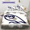 Sheffield Wednesday Football Club Pattern Bedding,Quilt Set Quilt Cover Pillowcase Home Birthday Gift (1 * duvet cover + 2 * pillowcase, without core)