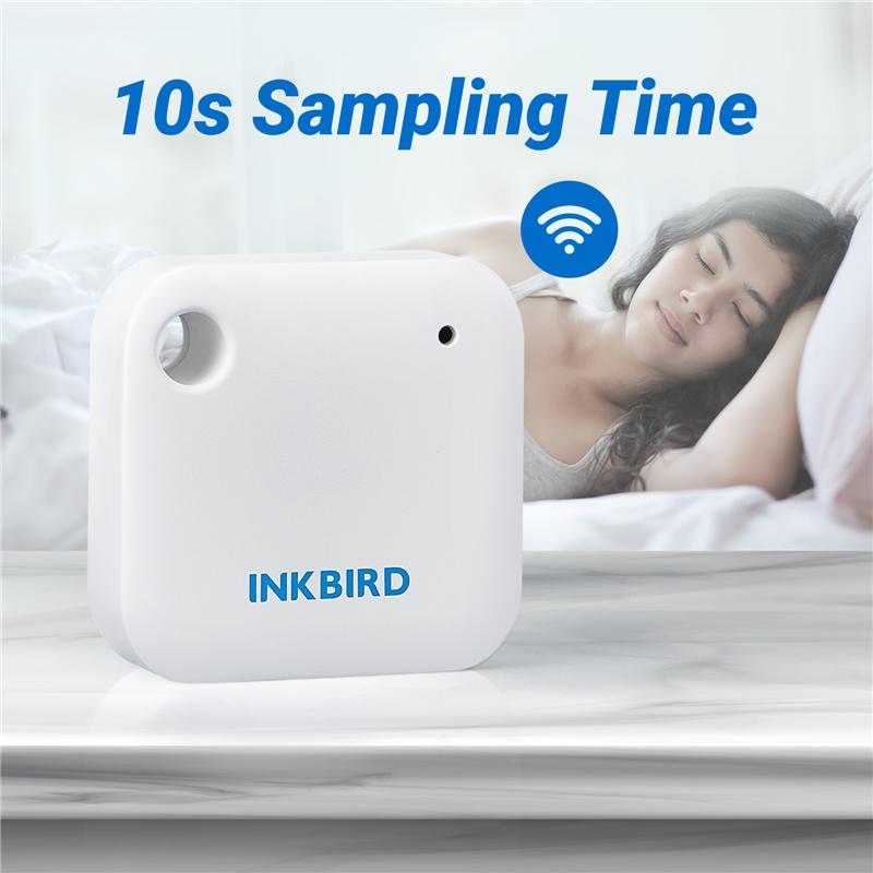 INKBIRD IBS-TH3 WIFI Thermometer Hygrometer 2-in-1 Smart Sensor for Temperature Humidity With Temp Alarm,Data Cloud Storage 2