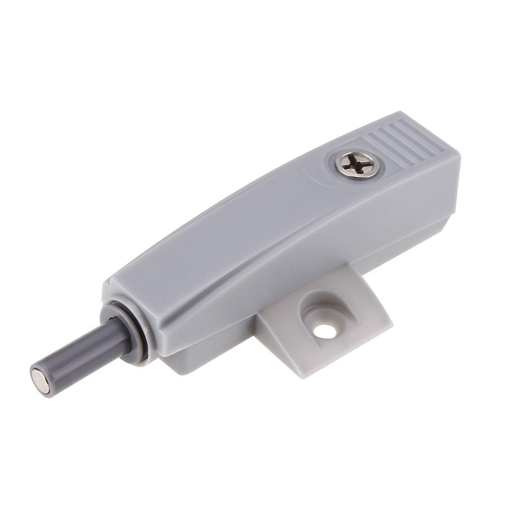 

Cupboard Drawer Cabinet Door Latch Push to Open System Damper Buffer Catch No Handle Gray Color