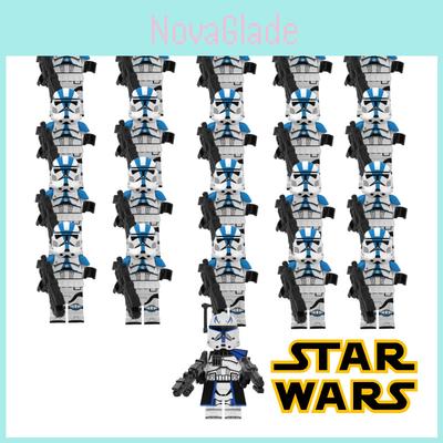 21pcs Building Blocks Toy Robot For Creative Play Compatible With Lego Star Wars Series