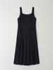 The Rye Pocket Pleated Dress(Navy)