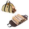 1pc Firewood Log Carrier Tote Bag, Canvas Firewood Holder, Extra Large Durable For Fireplaces, Wood Stoves, Firewood, Logs, Camp