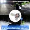 2 Pack 9005 LED Headlight Bulbs High Brightness Aluminum Alloy Efficient Cooling Light Bulb Universal for Night Driving