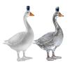 Decantor de Whiskey în Formă de Gâscă Sticlă 3D Animal Sticlă pentru Băuturi Alcoolice pentru Expoziție în Bar