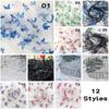 50*130cm 3D Vivid Butterfly Lace Mesh Fabric Exquisite Sheer Embroidery Soft Tulle Yarn For DIY Sewing Wedding Dress Cloth Craft
