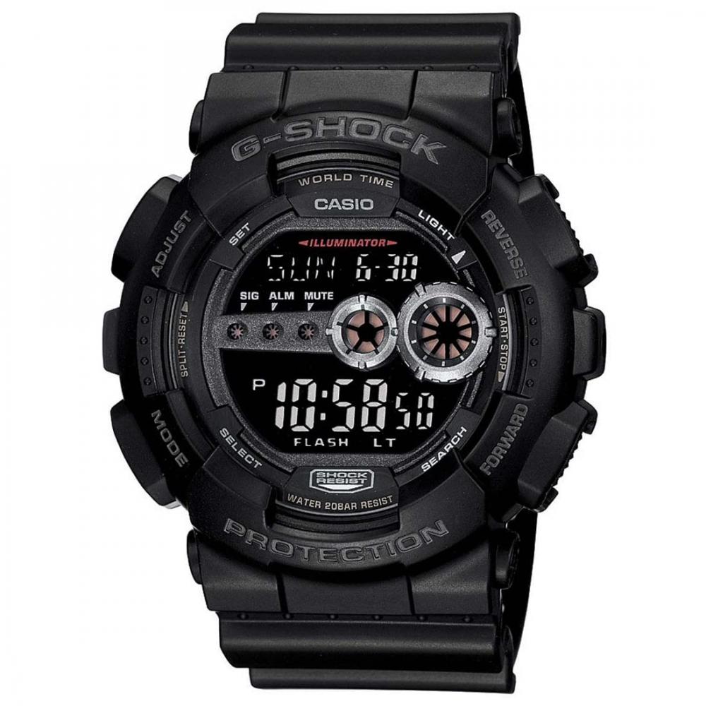 

[G SHOCK] G SHOCK Casio CASIO наручные часы высокой яркости LED GD100 1B REAR ИМПОРТИРОВАННЫЕ []