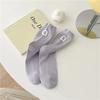 Women Socks Long New High Quality Candy Color Crew Socks Japanese Fashion Breathable Fresh Colorful Socks Middle Tube