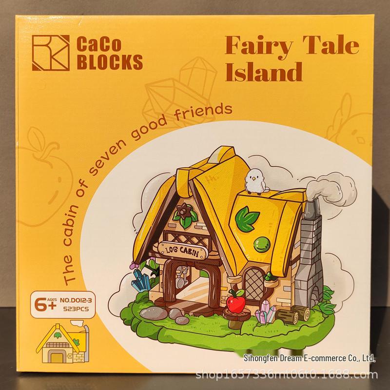 Fairy Tale Town Series: Elf Cabin Building Blocks for Kids