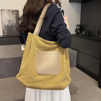 Borsa da Viaggio Casual da Donna a Grande Capacità, Semplice e Leggera, Borsa a Spalla Tote alla Moda per il Pendolarismo