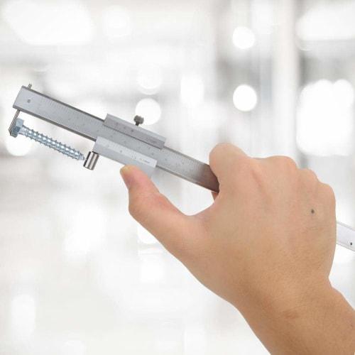Tenweet Parallel Marking Gauge, Marking Caliper, 0.1mm Stainless Steel Measuring Scribing, Impact Resistant (0-200mm)