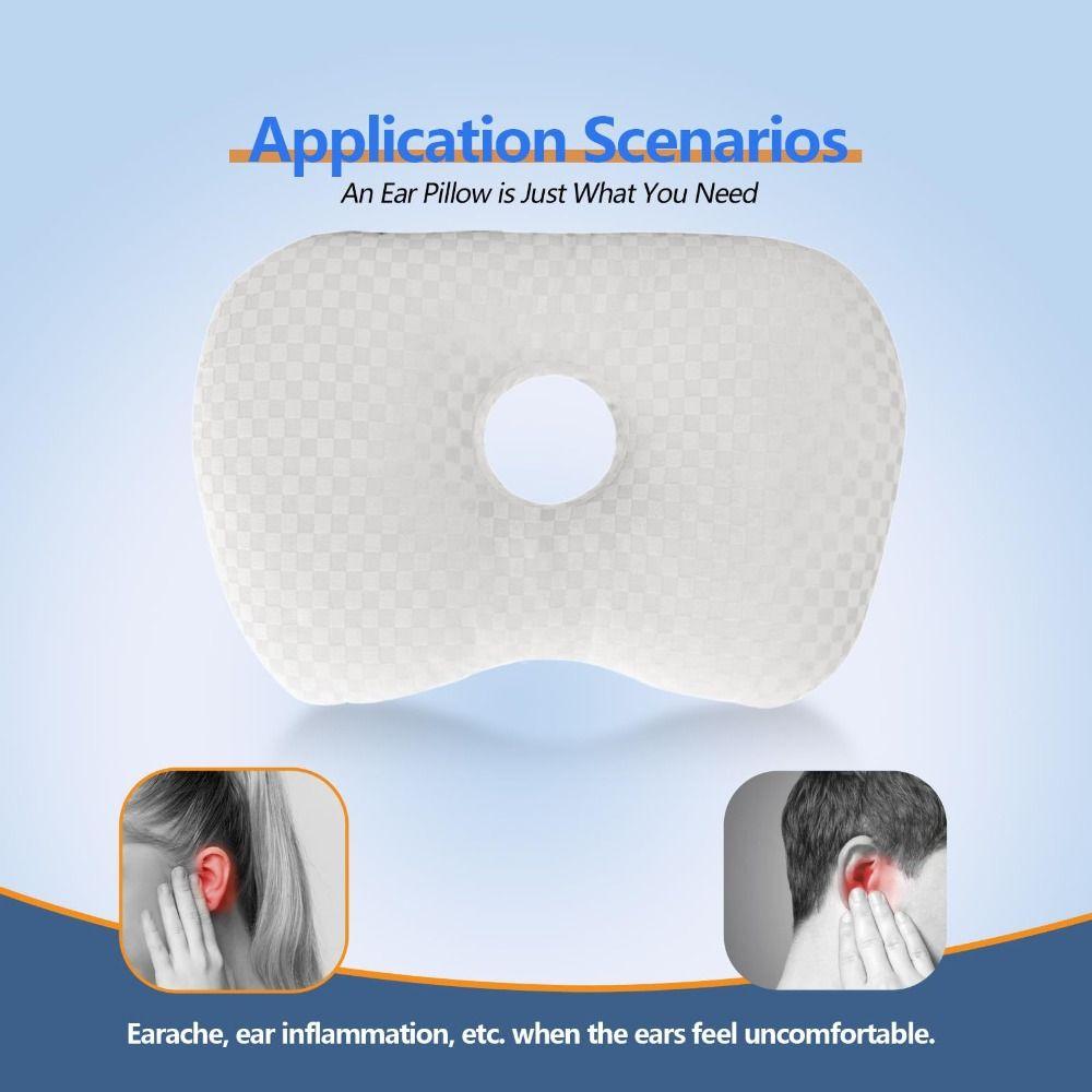 Cotton Filling Ear Piercing Pillow Breathable Earring Pillow  Side Sleepers Accessories