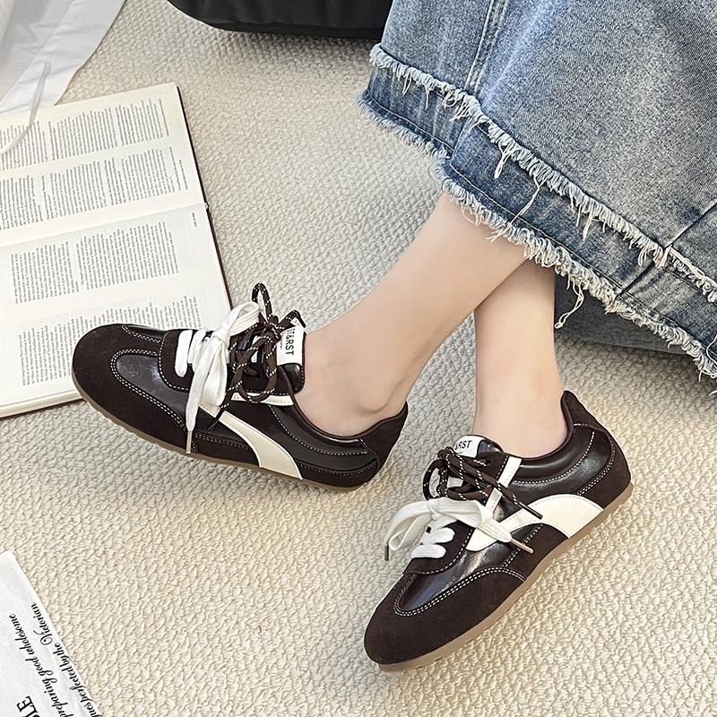 Fashion New Versatile Women Shoes Fashion Temperament Women Casual Shoes Classic German Training Sneakers Anti Slip Simple Single Shoes