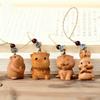 Zodiac Cartoon Wooden Couple Phone Charm & Keyring