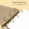 Refillable Loose-Leaf Notebook 3-Ring Binder Notepad Mini Pocket Journal  Students