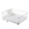 Iron Dish Rack Tools Non-Mildew Drain Basket For Kitchen