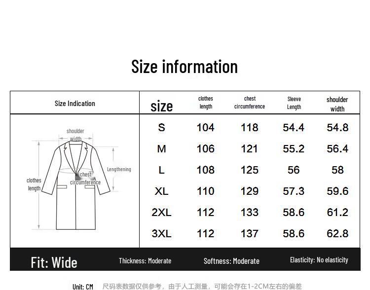 Peacebird Men's Winter Mid-Length Toggle Button Wool Blend Coat