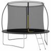 VidaXL Round Trampoline Set Outdoor Garden Backyard Trampoline Rain Cover 2-Step Ladder 92950