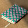 Lightweight Fabric Book Cover Floral Design Fabric Book Sleeve Notebook Protector  for Book Lovers