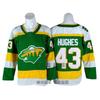 Vintage Style Ice Hockey Jersey With Embroidered Number 97 Or 43 Mens Cotton Blend Practice Uniform Training Casual Wear