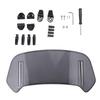 Clip On Motorcycle Windscreen Extension Motorbike Wind Deflector Airflow Windscreen Wind Deflector Motorcycle Air Deflector